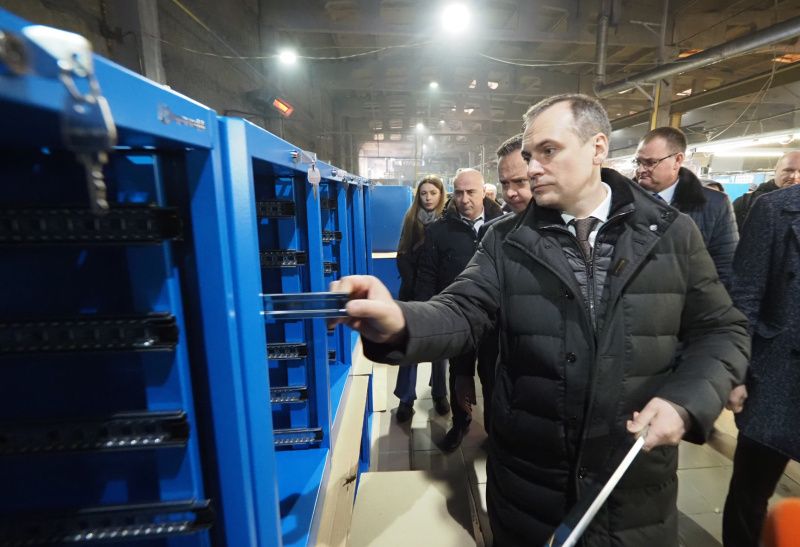 Глава Мордовии осмотрел в Краснослободске новое производство компании «Верстакофф».